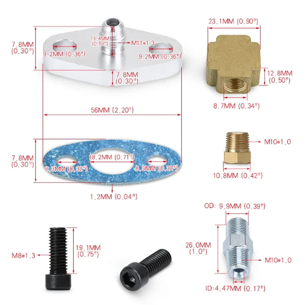 Turbo Oil Feed Line Kit Oil Re - огляд і ціна Ptfe Tape Thread